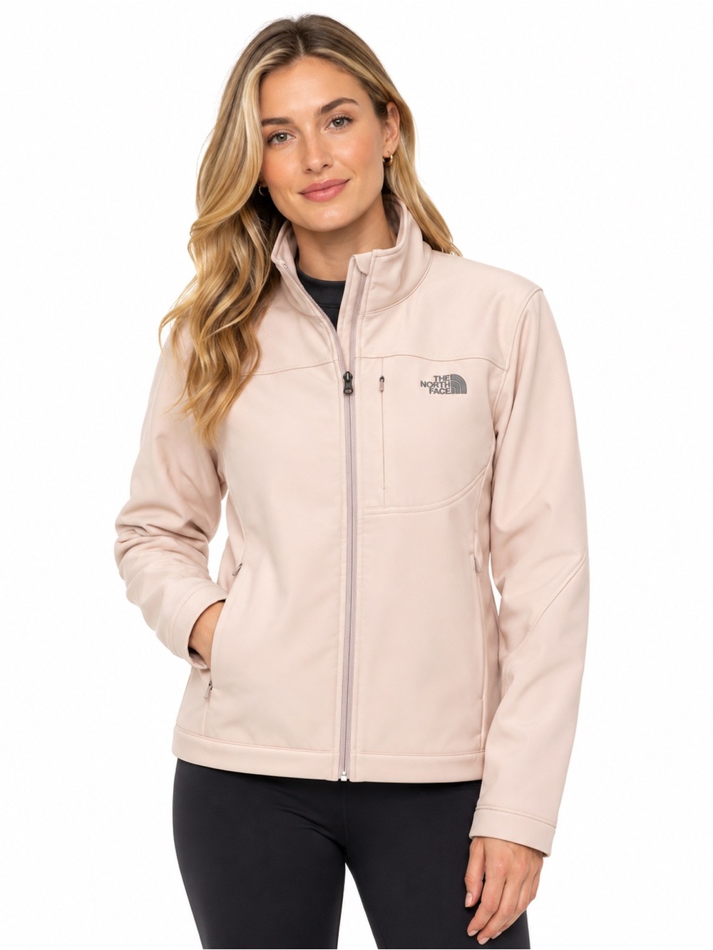 The North Face Womens Apex Bionic Softshell Jacket Pink Small